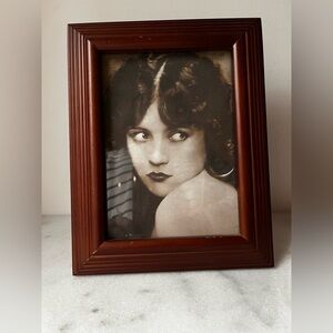 Vintage Wooden Frame brown for 5”x7” photo